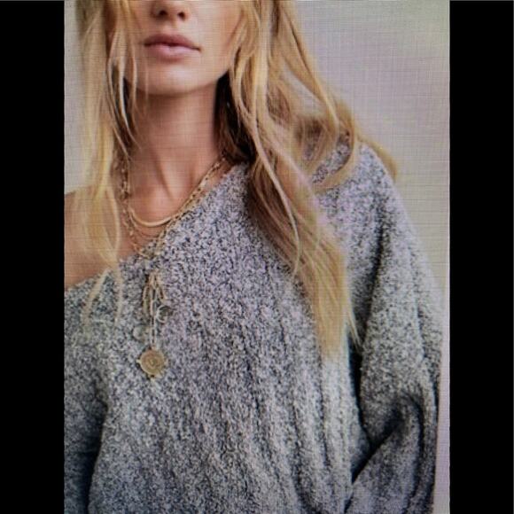 Free People Sweaters - NWT free people small good day sweater in charcoal